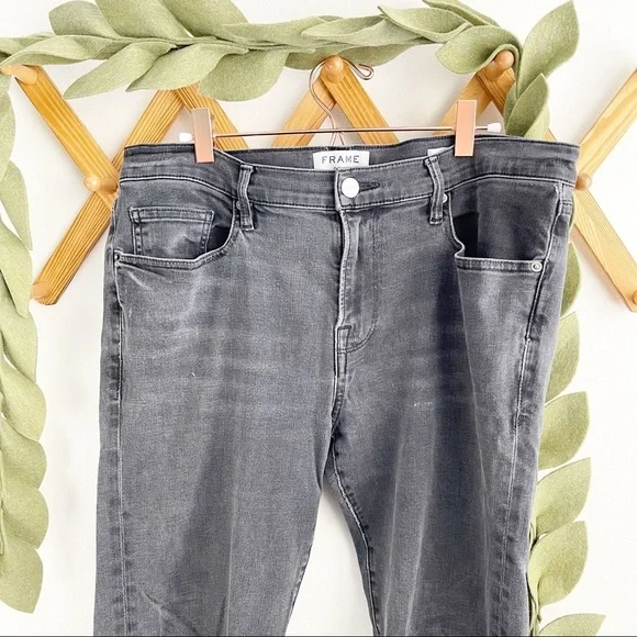 Frame L’Homme Fade to Gray Skinny Jeans 34/34